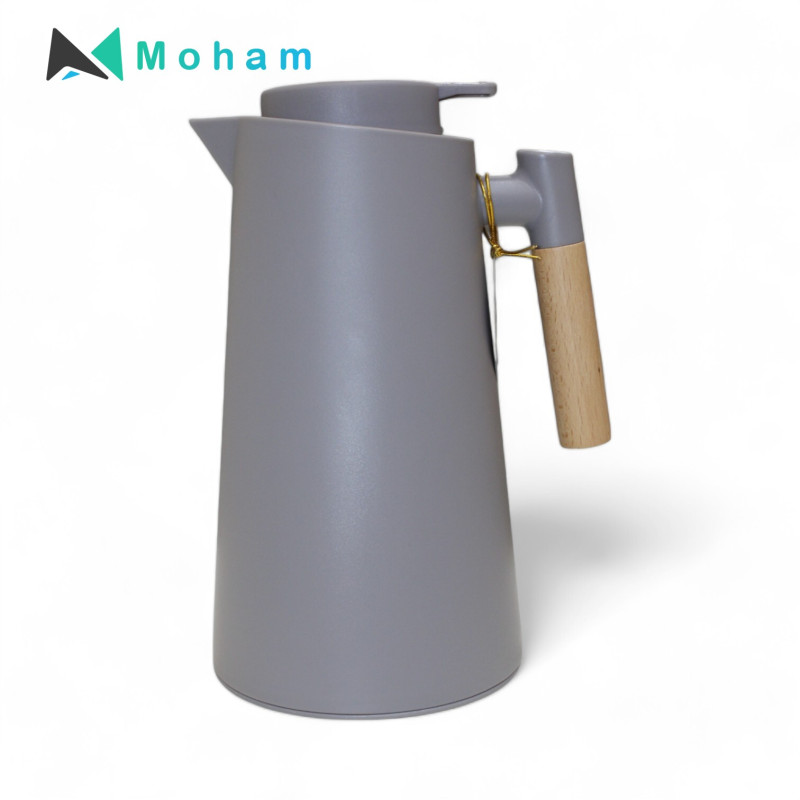 Stylish and Functional Thermal Carafe with Wooden Handle