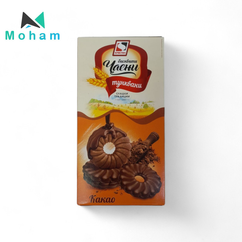 Kristal Dunkable Tea Biscuits with Cocoa 24pcs. 160 grams