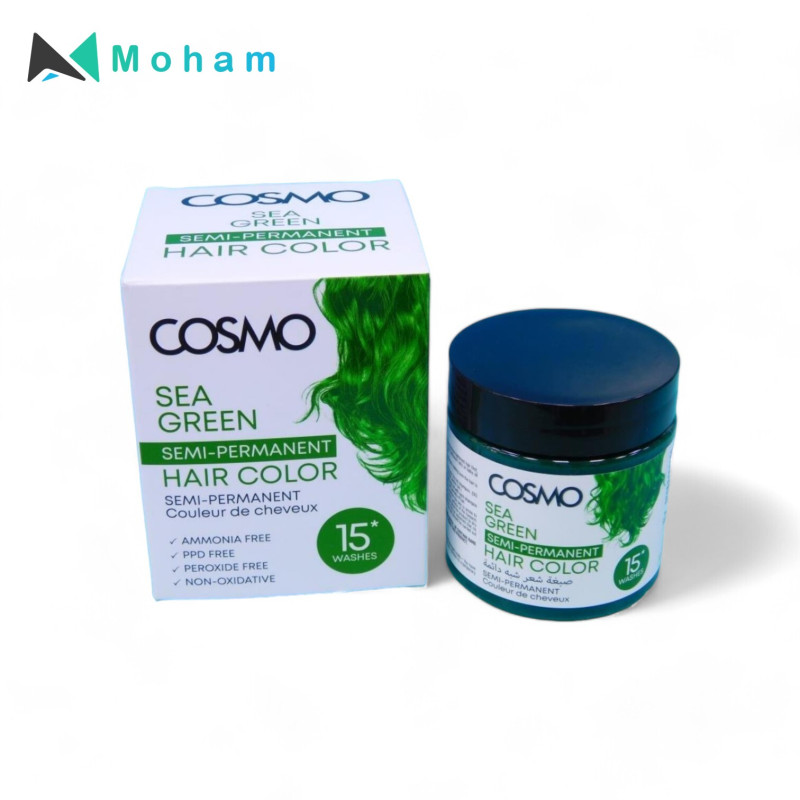 COSMO HAIR COLOUR CREAM SEA GREEN 120GM