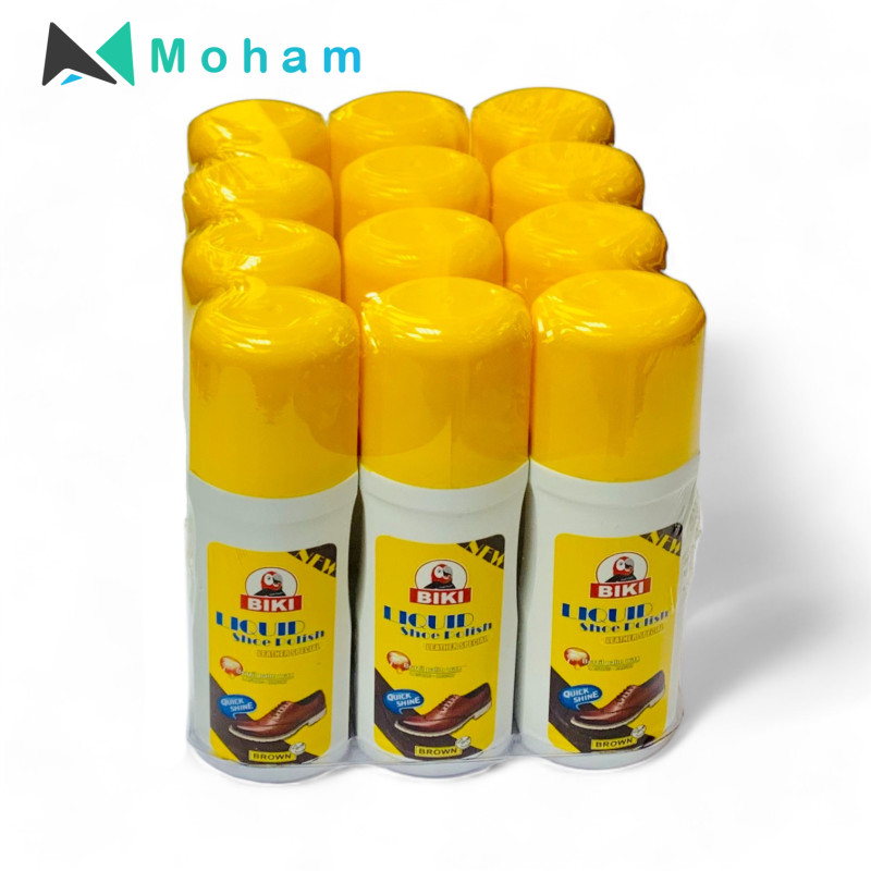 BIKI Quick Brown Liquid Shoe Polish
