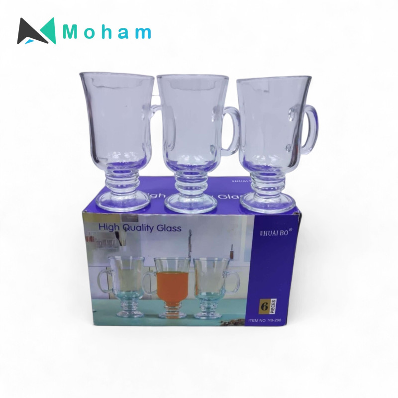 GLASS CUP 7.5X14.5CM-6PCS