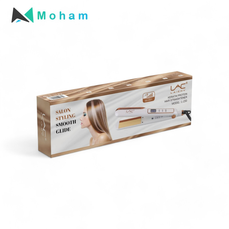 LAC LAICHY L-230 Keratin Protein Hair Straightener - Smooth & Glide