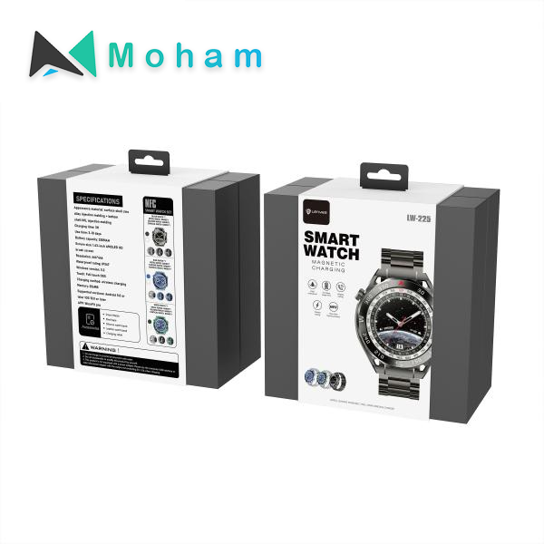 LW-225 SMART WATCH SET, Full touch OGS, Wireless charging 256 MB Bluetooth 5.2