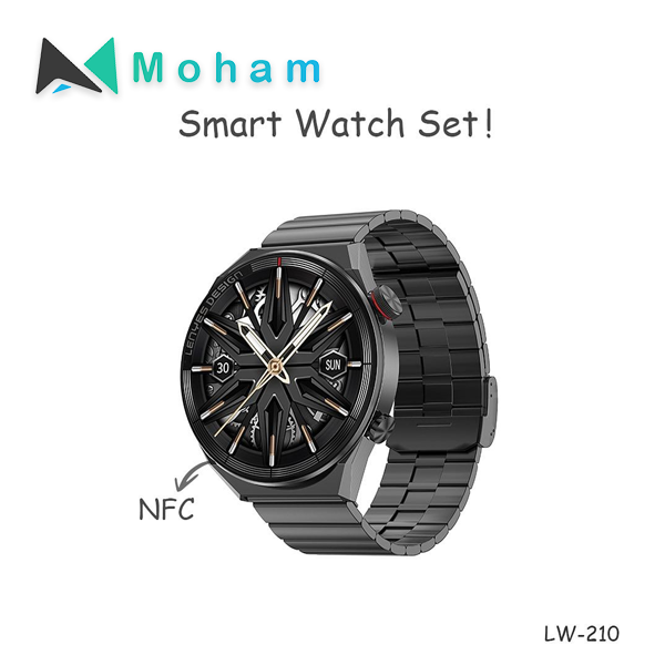 LW-210 SMART WATCH SET, Multi language, Wireless charging