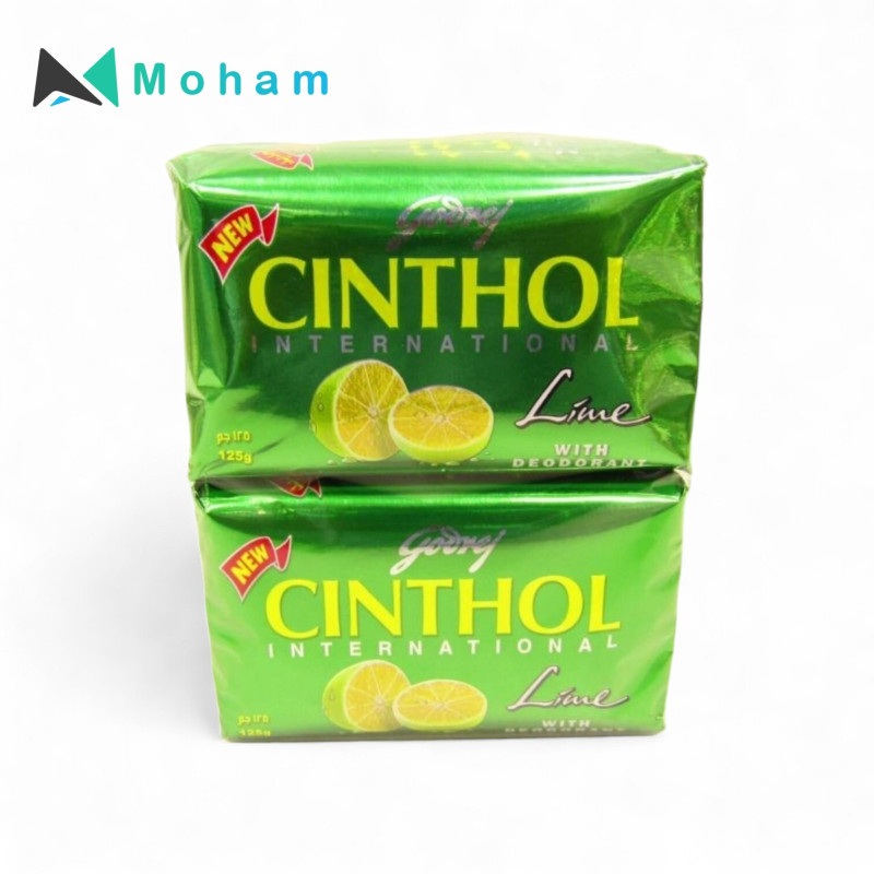 CINTHOL LIME SOAP 125GMS PACK OF 6