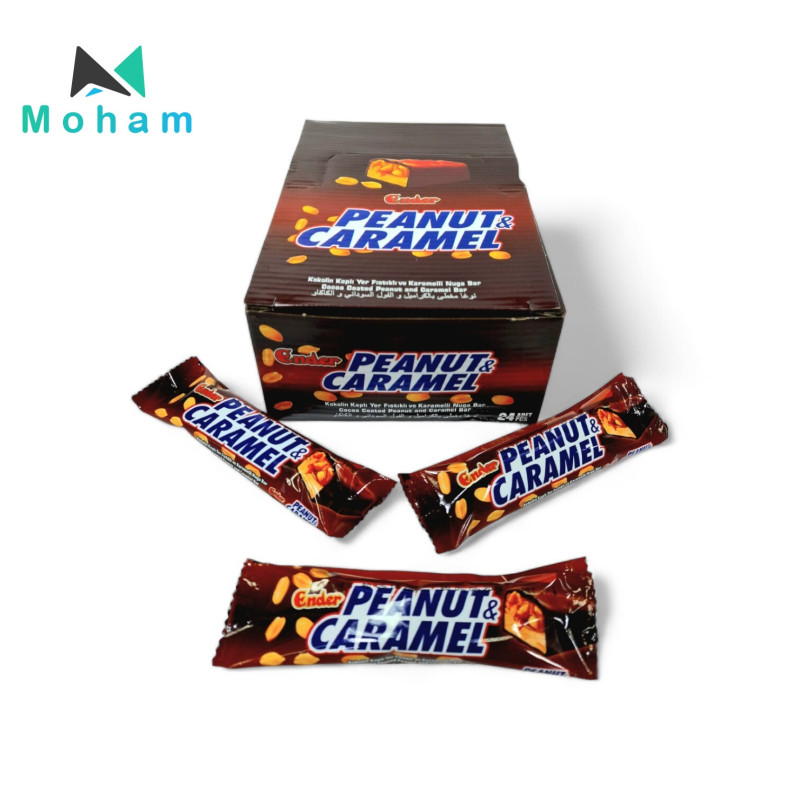 Ender Peanut & Caramel Chocolate Bar 24 pcs. 17 grams