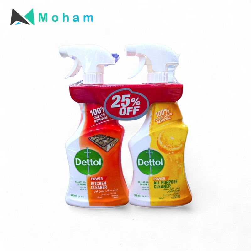 DETTOL ALL PURPOSE CLEANER+KITCHEN CLEANER 500ML