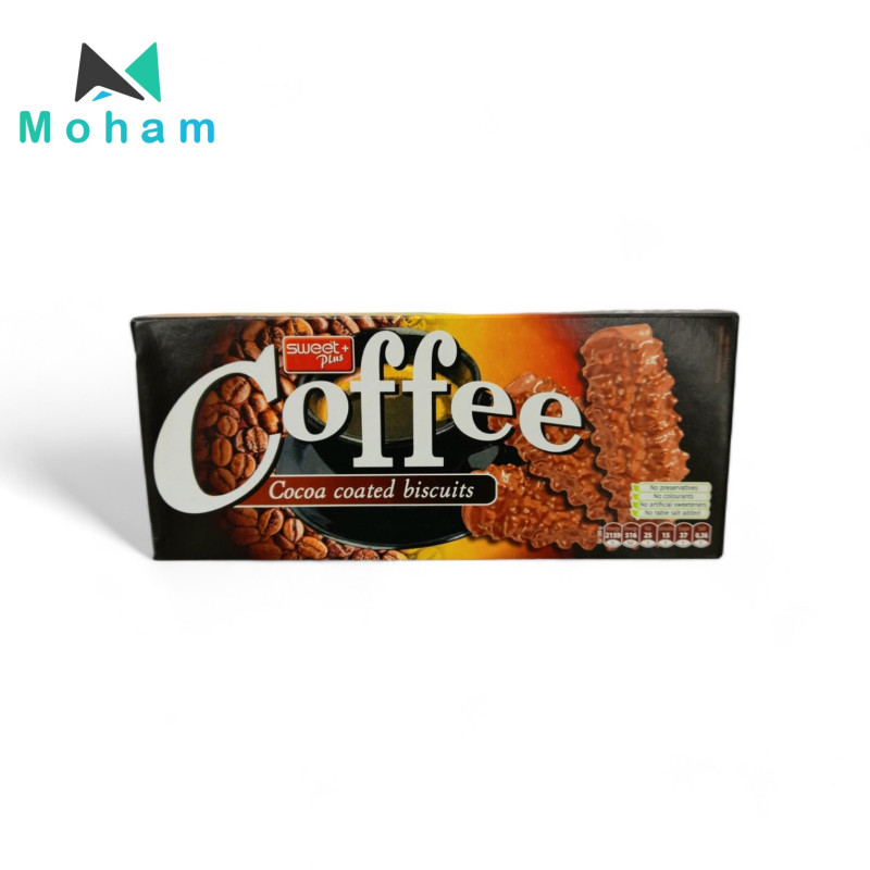 Sweet Coffee Cocoa Coated Biscuits 24pcs. 150 grams