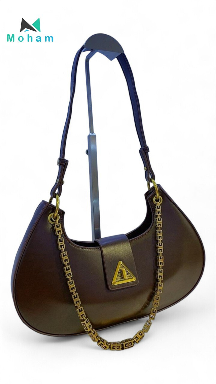 Brown leather purse