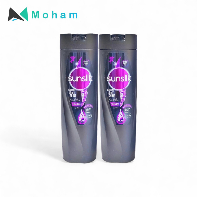 SUNSILK STUNNING BLACK SHINE(VIP) SHAMPOO 400ML