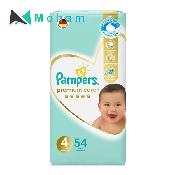 Pampers Premium Care Size 4 Embrace Comfortable Toddler Adventures