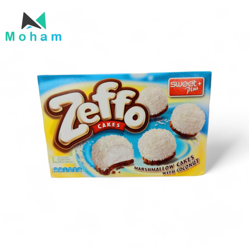 Zeffo Marshmallow Cakes Coconut 12pcs.115 grams
