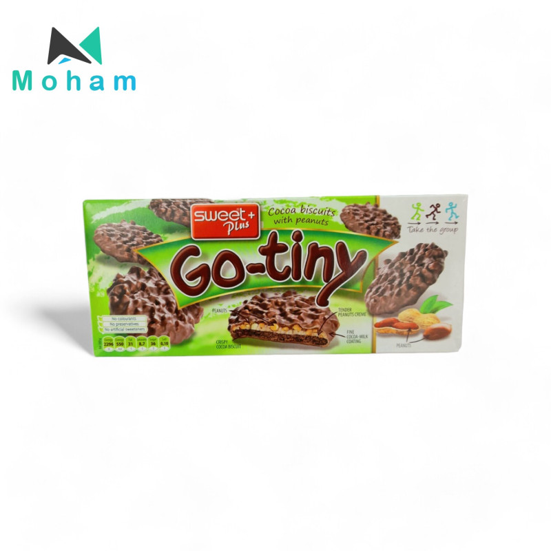 Sweet Go-Tiny Cocoa Biscuits with Peanuts 24 pcs. 130 grams