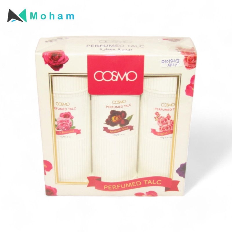 3PC BOX OFFER PACK COSMO TALC 125G