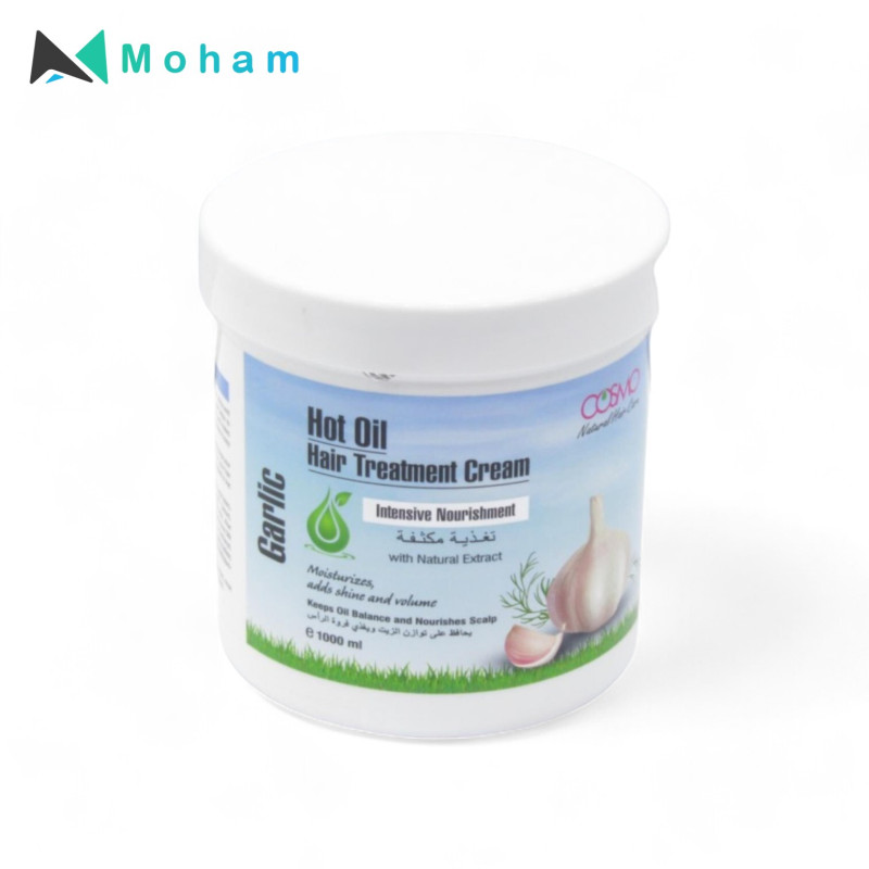 COSMO HOT OIL HAIR TREATMENT GARLIC 1000ML