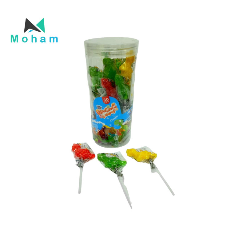 Dinosaur Shaped Lollipops 30pcs.