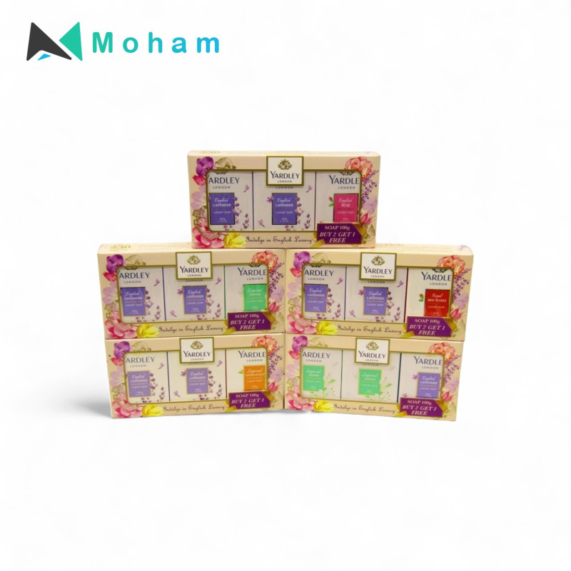 YARDLEY SOAP ASSORTED 100GM 3PCS PER SET