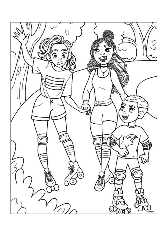 Pride month Roller Skating