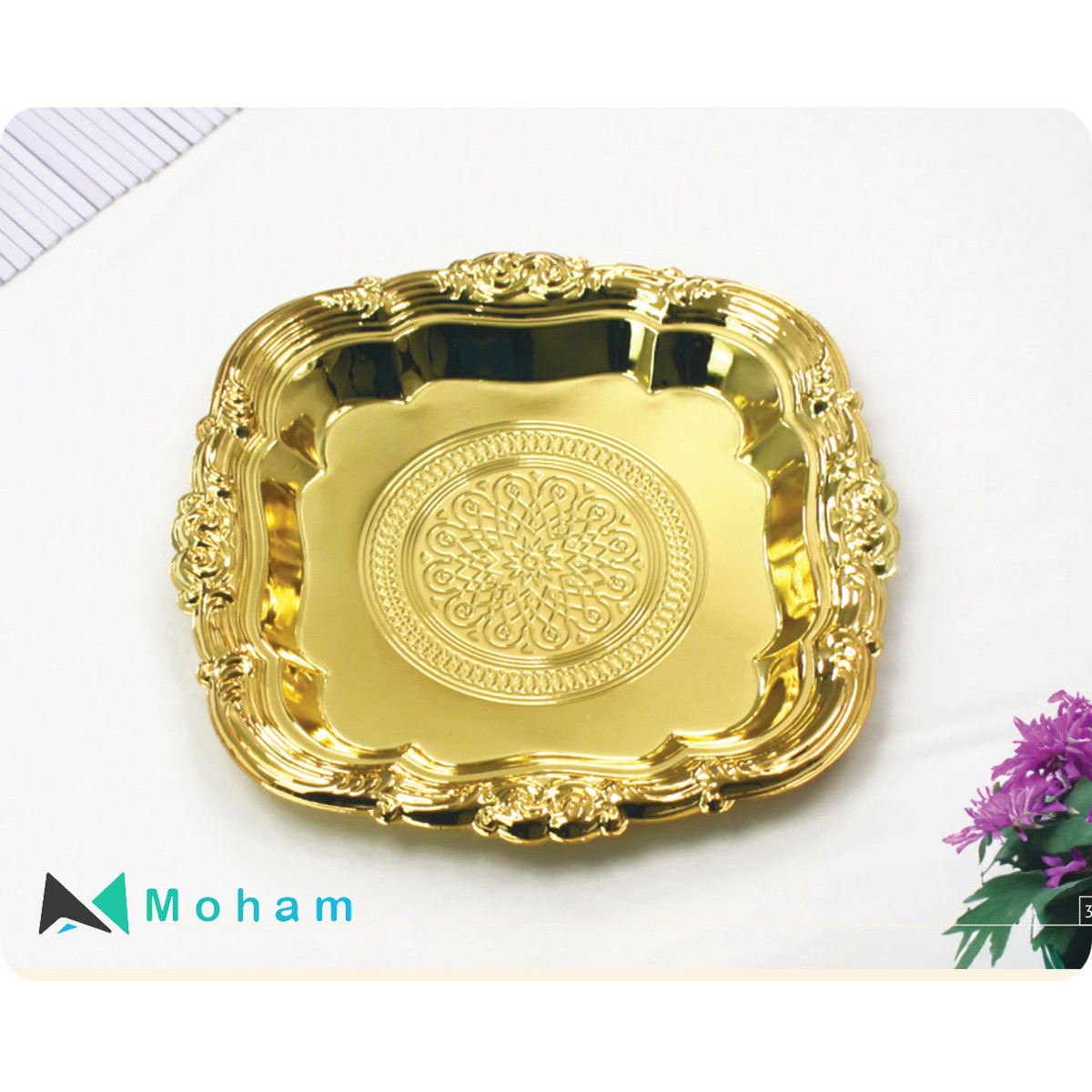 Golden Plate Tray Design - GER 6887