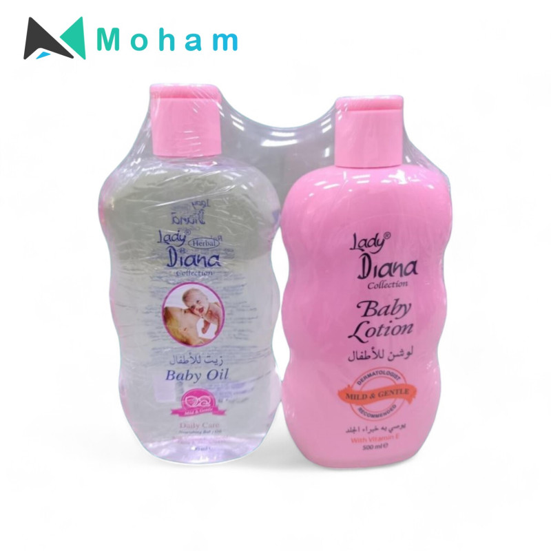 L/D 2PCS BABY OFFER PACK (OIL+LOTION 500ML)