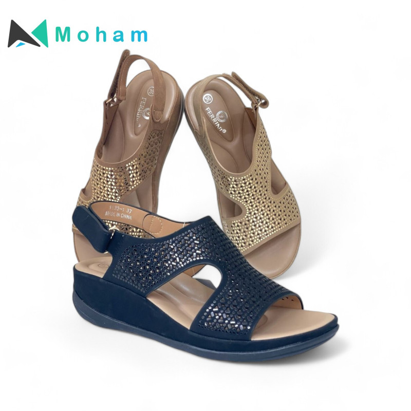 Ferrini Spic Wedge Sandals