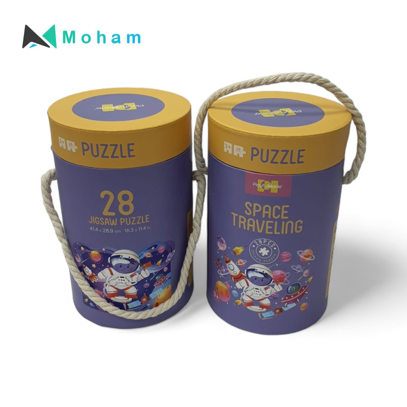 Playful Mario Space Traveling 28-Piece Jigsaw Puzzle Set