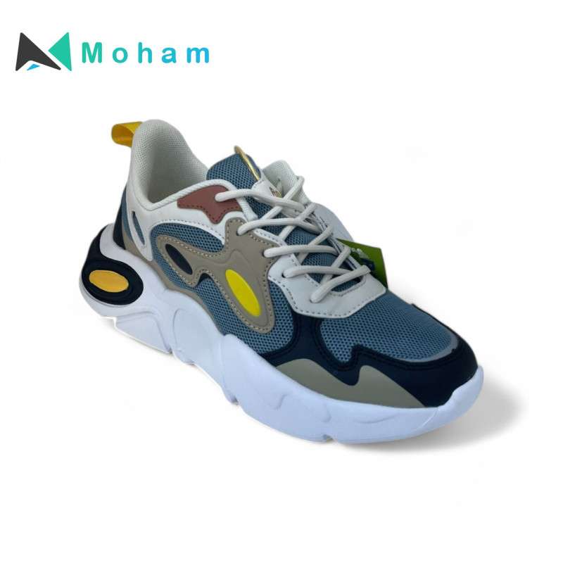 SPIC GRY/YELLOW Men's Running Shoes