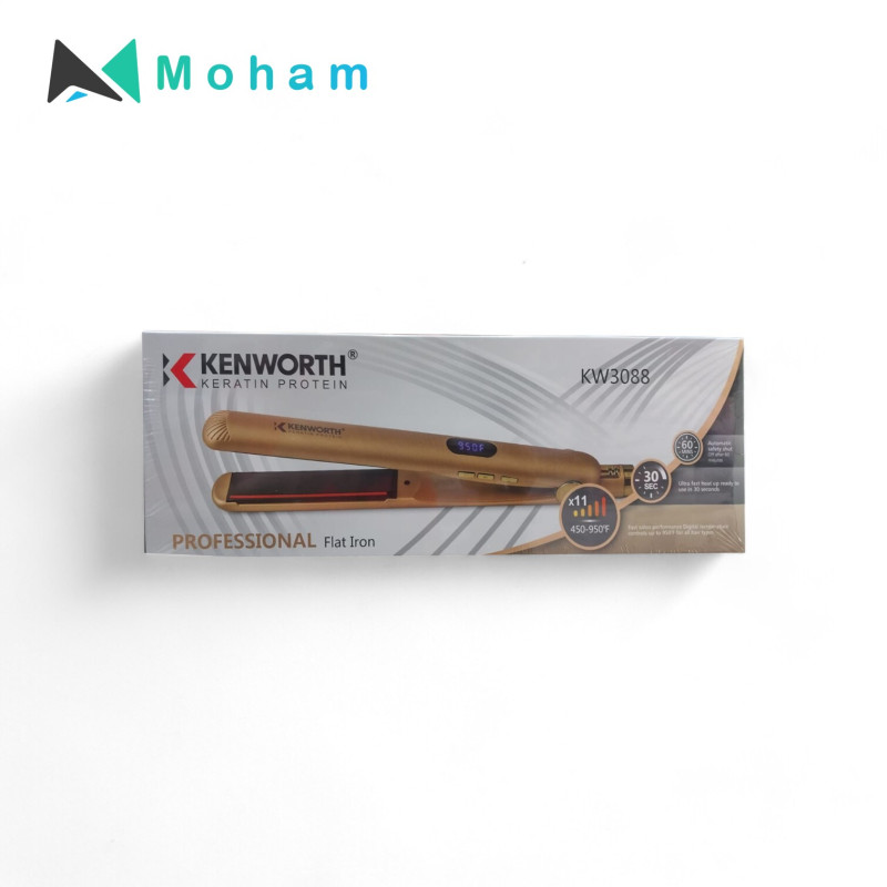 KENWORTH KW3088 Professional Keratin Flat Iron