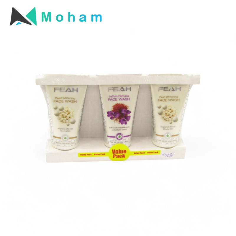 FEAH FACE WASH ASSORTED. 150ML (3PCS)