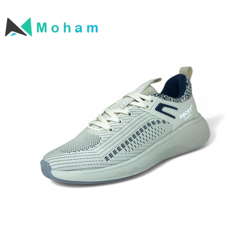 SPIC L.BEIGE/NVY Men's Running Shoes