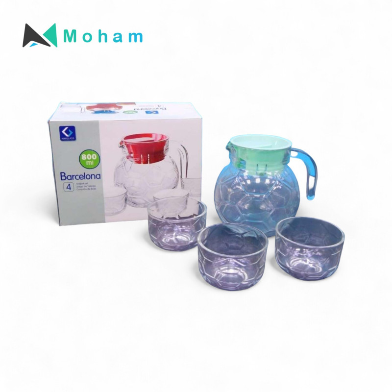 BARCELONA TEA POT SET (800+180ML)