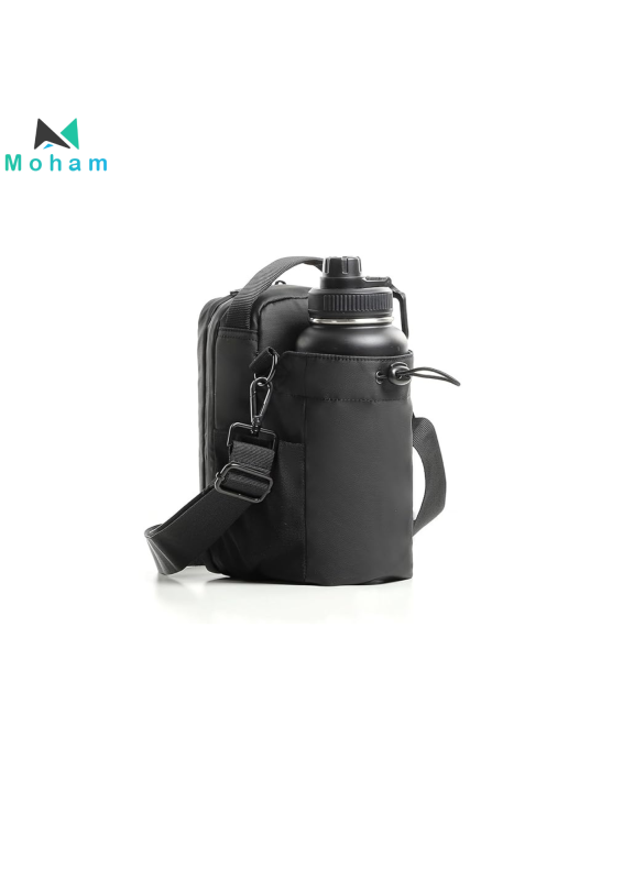 Premium Crossbody Shoulder Bag with water Bottle holder