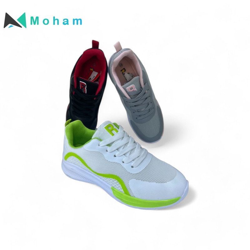 SPIC Rockstar Kids' Mesh Sport Sneakers