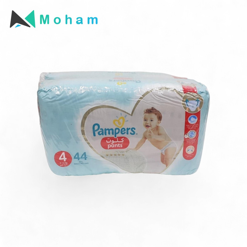 PAMPERS PREMIUM C/PANTS NO4 2*44PC