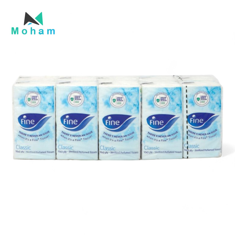 FINE POCKET TISSUE 10PC/PKT