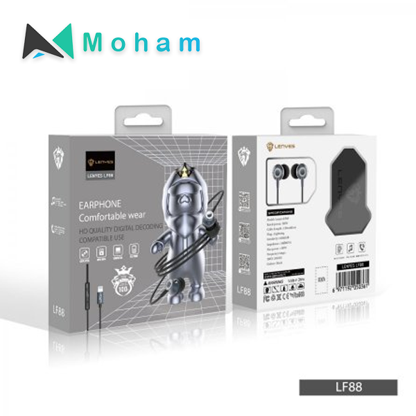 LF88 Wired Earphone 1.2 m length, Lightning Plug jack