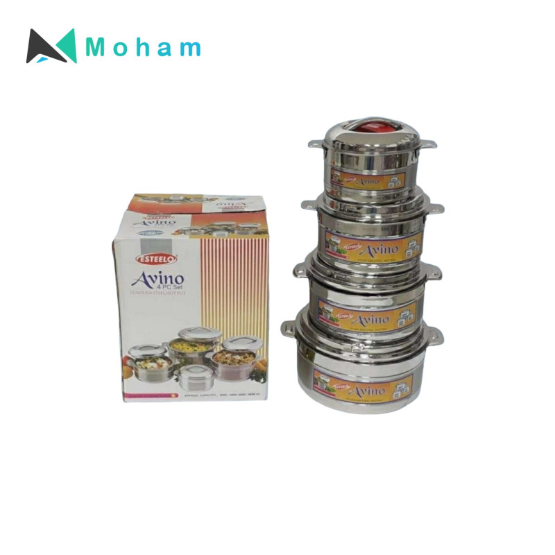 ESTELLO AVINO STAINLESS STEEL HOTPOT-4 PCS SET