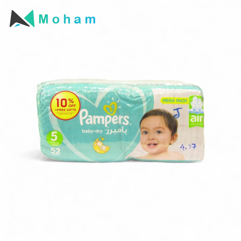 PAMPERS JP MEGA 52PC/BG NO-5