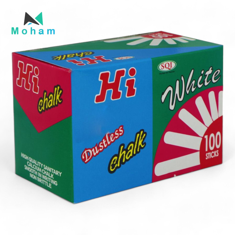 REGULAR WHITE CHALK 100PC/BOX