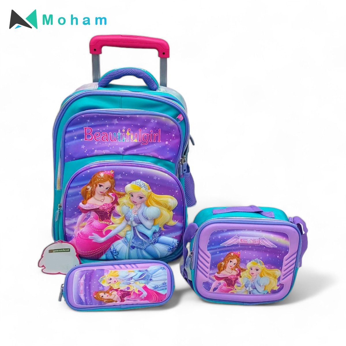 Girls Bag 16" Trolley Set | 2 Designs