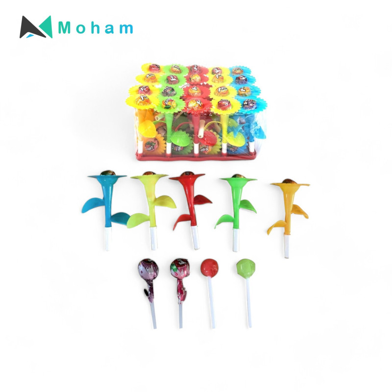 Fruity Flower Pops 30pcs. 5 Grams - Assorted Colors