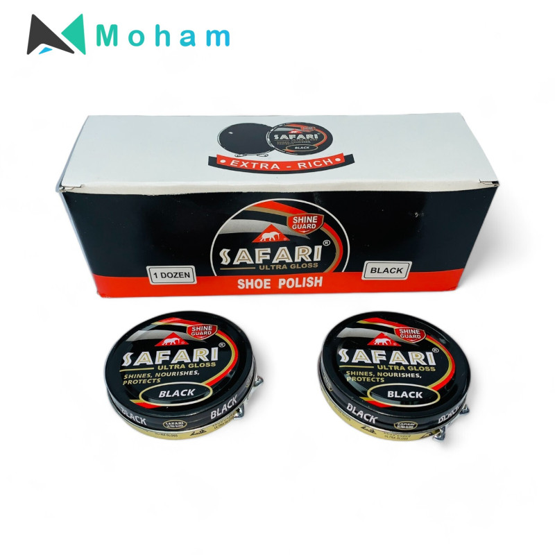 Safari Ultra Gloss Black Shoe Polish