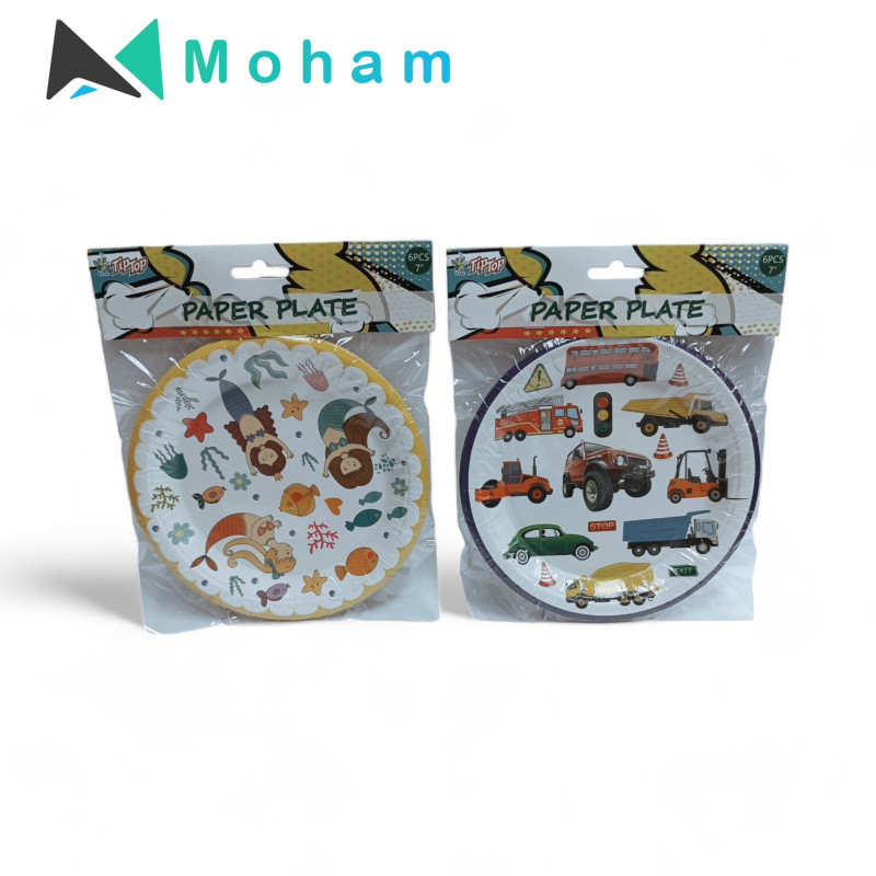Themed Paper Plates for Kids' Parties