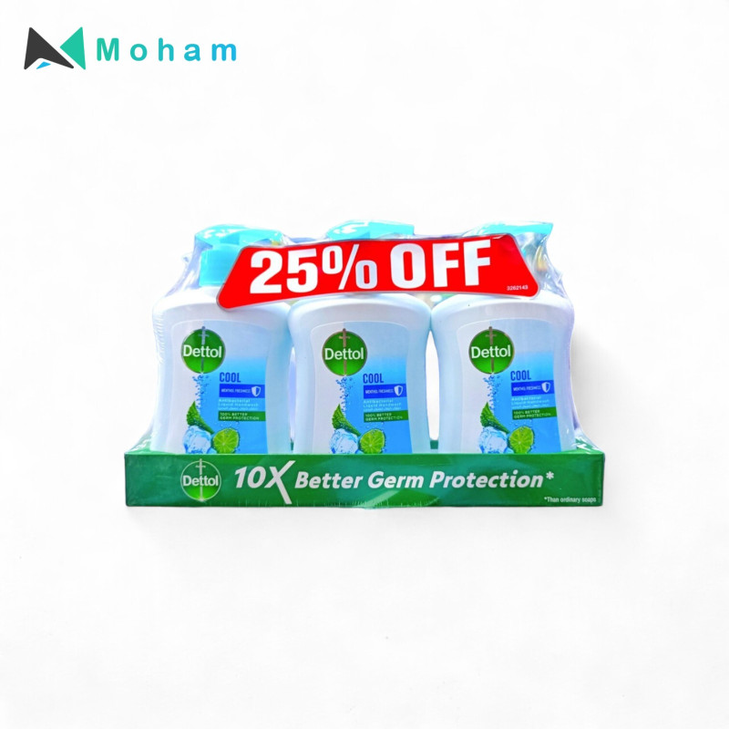 DETTOL HAND WASH COOL MENTHOL/MINT 200ML