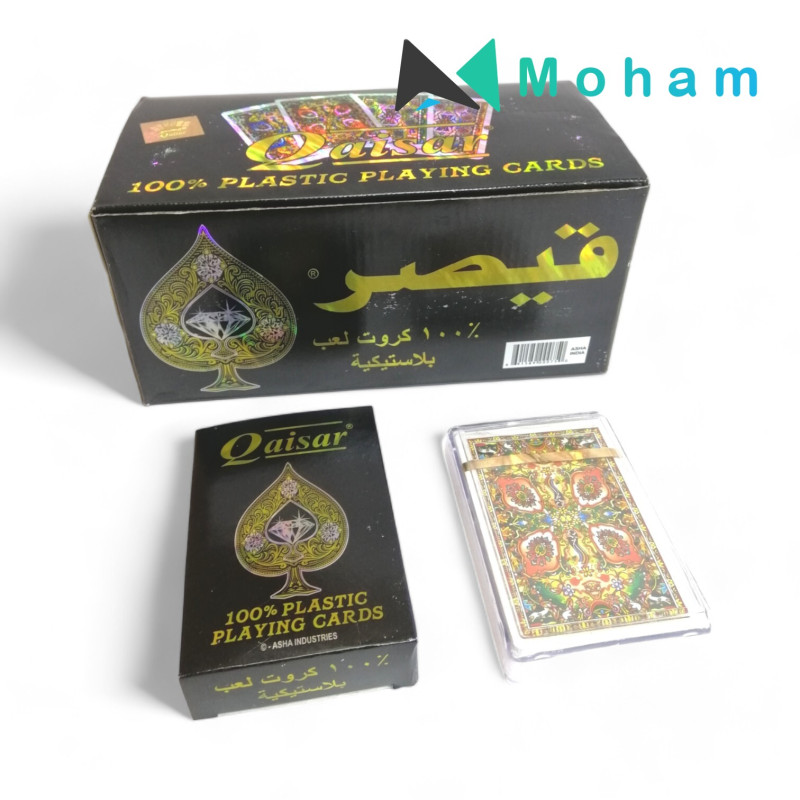 Qaisar 100% Plastic Playing Cards