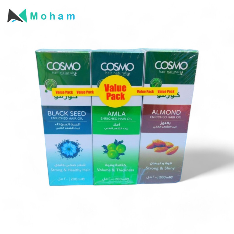 COSMO 3PCS HAIR OIL 200ML