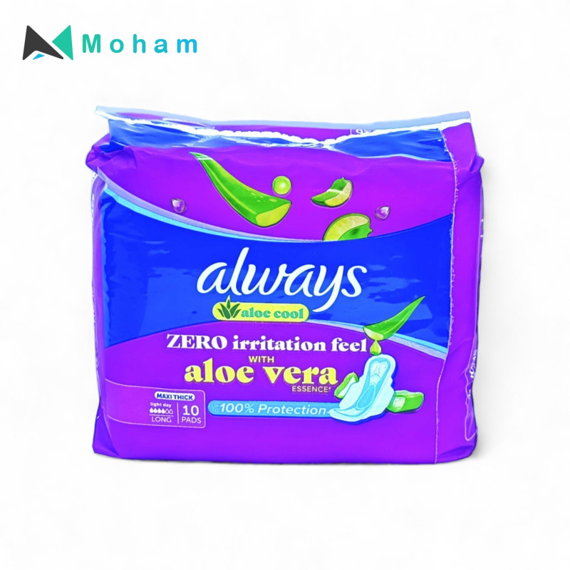 ALWAYS CLEAN&DRY MAXI THICK PURPLE 10PC