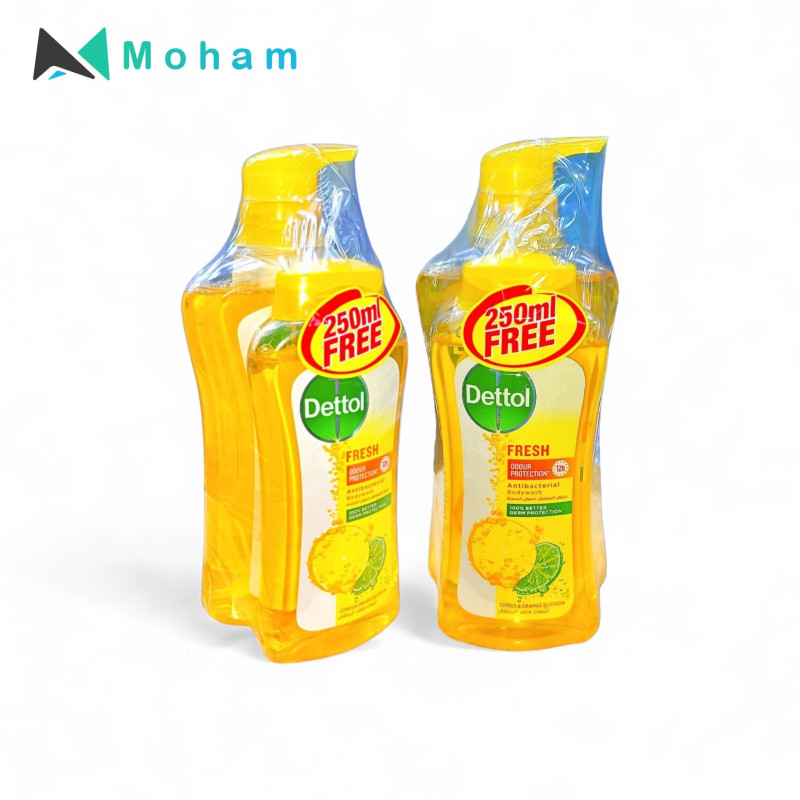 DETTOL BODY WASH FRESH 500ML+250ML