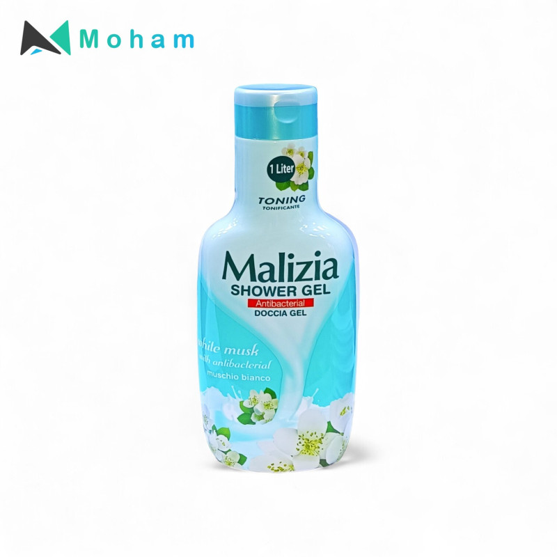 MALIZIA SHOWER GEL WHITE MUSK 1000ML