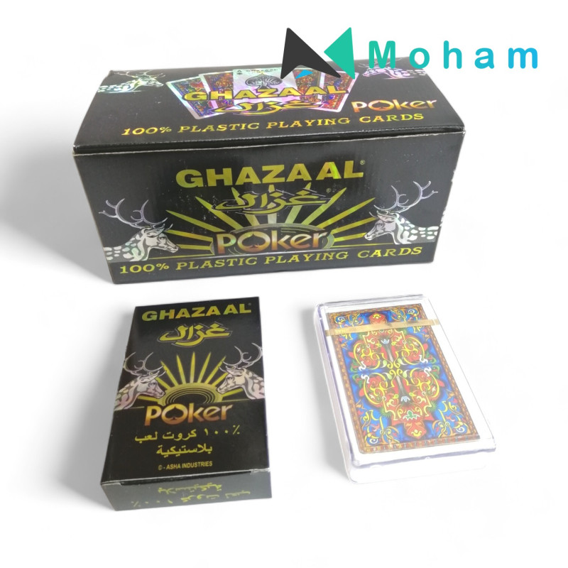Ghazaal Poker 100% Plastic Playing Cards